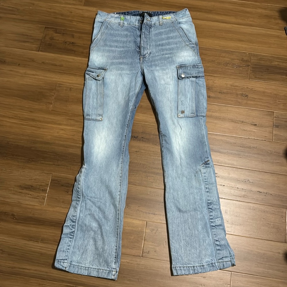 AMIRI CARGO FLARE - STONE INDIGO (MENS 31)